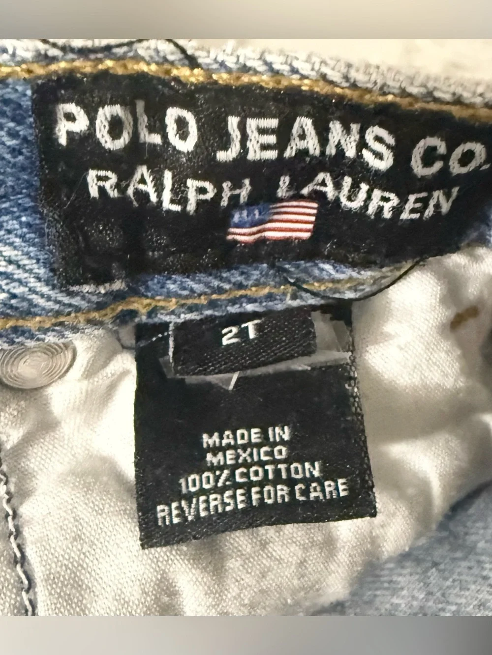 Ralph Lauren Light Wash Blue Kids Jeans